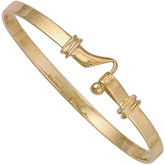 9ct gold cartier style bangle
