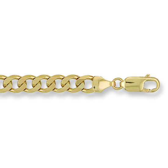 Curb 9ct Gold Bracelet, M