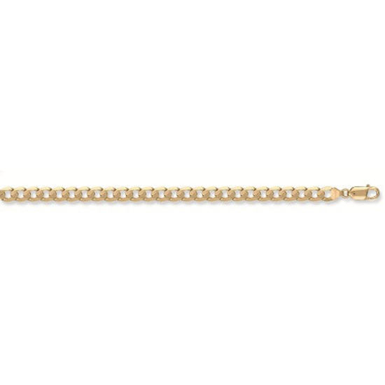 Economy Gold Curb Chain, XS