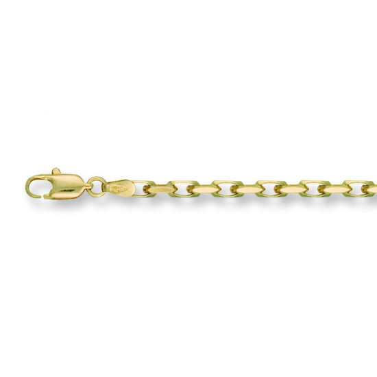 Diamond Cut Belcher 9ct Gold Chain, XL