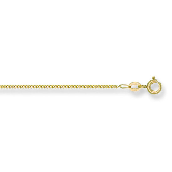 Traditional Classic Curb 9ct Gold Chain, M