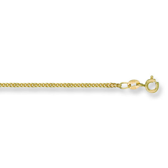 Traditional Classic Curb 9ct Gold Chain, XL