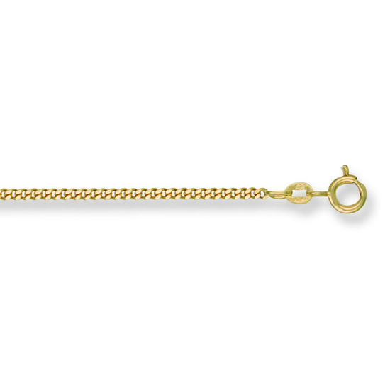 Traditional Classic Curb 9ct Gold Chain, XXL