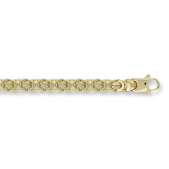 Flat Byzantine 9ct Gold Bracelet, S