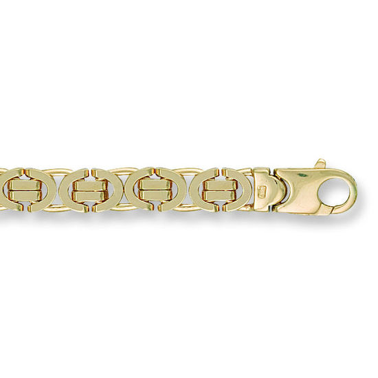 Flat Byzantine 9ct Gold Chain, M