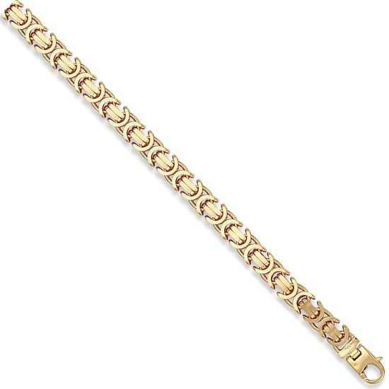 9ct Gold Gents Bracelet