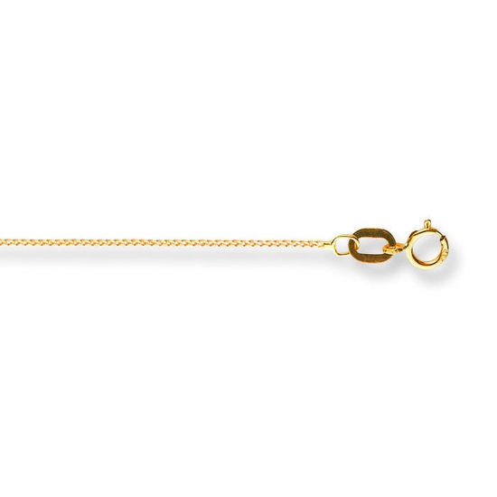 Traditional Classic Curb 9ct Gold Chain, XS