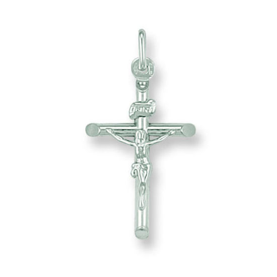 Crucifix 9ct White Gold Pendant