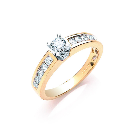 0.50ct TW Diamond Ring, 18ct Gold, G/H-SI