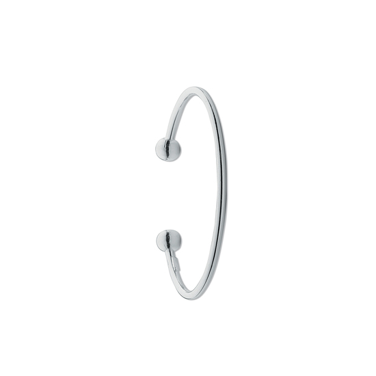 Sterling Silver 3mm Torque Ladies Bangle 12.5g