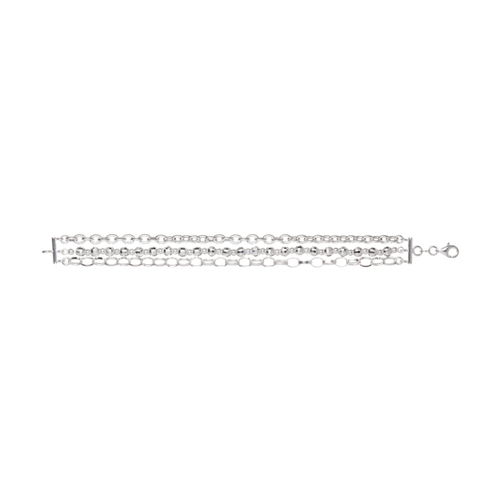 # Silver Ladies Bracelet - 3 Variety of Chains & Lengths 