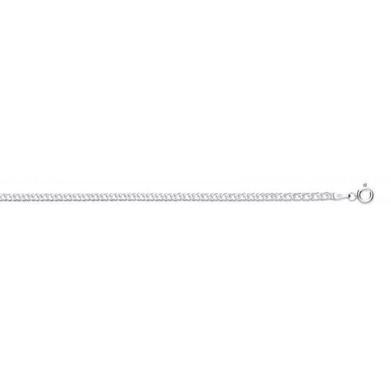 Sterling Silver Double Link Curb Chain