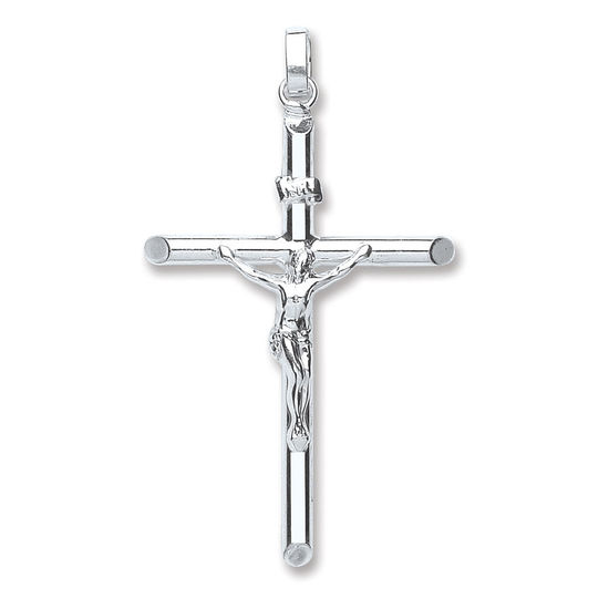 Crucifix Silver Pendant